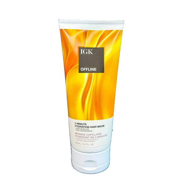 igk Other - IGK Offline 3-Minute Hydration Hair Mask | Deep Moisture Treatment | 6.7 oz